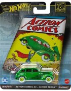 Hot Wheels Masina metalica Premium Pop Culture Action Comics Action Sedan HVJ50