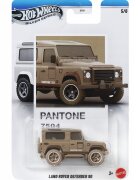 Hot Wheels Masina metalica Silver Series Pantone 7504 Land Rover Defender 90 JKY62