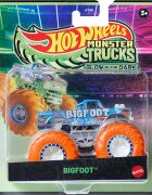 Hot Wheels Masina Monster Truck Glow In The Dark BigFoot JFX15