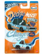 Hot Wheels Masinuta metalica Gulf Tooned 70 Dodge Charger 1:64 JCB63