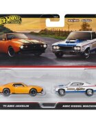Hot Wheels Set 2 masini metalice AMC Javelin si AMC Rebel Machine 979Q JBL06