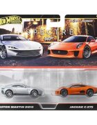 Hot Wheels Set 2 masini metalice Aston Martin DB10 si Jaguar C-X75 JBL04