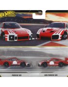 Hot Wheels Set 2 masini metalice Car Culture Porsche 935 & 2018 Porsche 935 JHW51