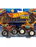 Hot Wheels Set 2 masini Monster Truck Town Hauler Vs Dodge Ram Van JCC65
