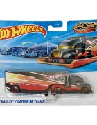 Hot Wheels Set camion cu remorca Track Fleet Hype Hauler JKP35