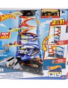 Hot Wheels Set de joaca 2 in 1 Turn de curse cu masina inclusa