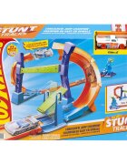 Hot Wheels Set de joaca circuit cu masina Stunt Tracks Corkscrew Jump Champion JFH36