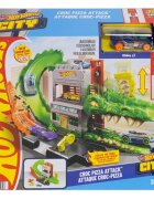 Hot Wheels Set de joaca cu masinuta City Croc Pizza Attack JHL93