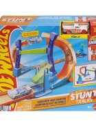 Hot Wheels Set de joaca cu masinuta Stunt Tracks Corkscrew Jump Champion JLM91