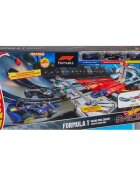Hot Wheels Set de joaca cu masinute si circuit F1 Grand Prix JDY16