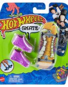 Hot Wheels Set mini placa skateboard cu pantofi HNG48