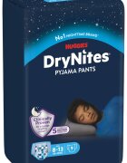 Huggies Scutece DryNites Conv 8-13 ani Boy 9 buc 30-48 kg