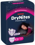 Huggies Scutece DryNites Conv 8-13 ani Girl 9 buc 30-48 kg
