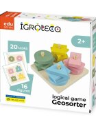 Igroteco Joc de logica Sortator din lemn Geosorter