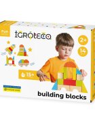 Igroteco Set blocuri de constructie din lemn 14 piese