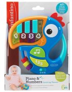 Infantino Jucarie interactiva Piano & Numbers Toucan