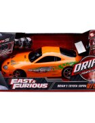 Jada Masina cu telecomanda Fast And Furious Brians Toyota Supra Drift Power Slide 1:10
