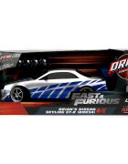 Jada Masina cu telecomanda Fast And Furious Nissan Skyline 1:10