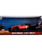 Jada Masina din metal si figurina Ford 2017 Gt si Miles Morales 1:24