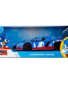 Jada Masina si figurina Sonic the Hedgehog Lamborghini Veneno 1:24