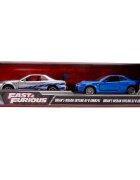 Jada Set 2 masini metalice Fast And Furious Nissan Skyline 1:32