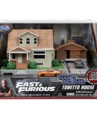 Jada Set Casa lui Toretto si 2 masini Fast and Furious