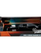 Jada Set masina si figurina Fast And Furious Dodge Charger 1970 si Dominic Toretto.