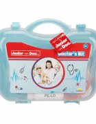 Junior Doc Set de joaca in gentuta Trusa de doctor Blue