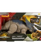 Jurassic World Figurina articulata Rebirth Wild Roar Nasutoceratops JGC81