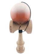 Kendama X Jucarie de indemanare din lemn Flippy Big Cups V2 Super Sticky 18 cm Alb Maro