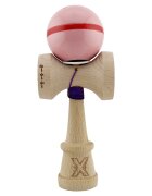 Kendama X Jucarie de indemanare din lemn Flippy Silken King Size V3 Super Sticky 18 cm Roz