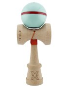 Kendama X Jucarie de indemanare din lemn Flippy Silken King Size V3 Super Sticky 18 cm Verde Mint