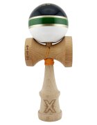 Kendama X Jucarie de indemanare din lemn Royal Spike Flippy Super Sticky 18 cm Negru Verde Gold Alb
