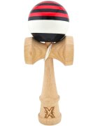 Kendama X Jucarie de indemanare din lemn Super Sticky 18 cm Rosu Negru Alb
