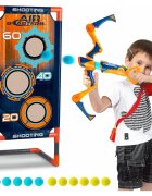 King Sport Arma Air Blasters stil arc cu tinta si 12 mingi EVA