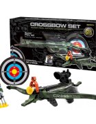 King Sport Set arbaleta cu 3 sageti tinta si teaca