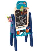 King Sport Tabla multifunctionala 4 in 1 cu 2 fete pentru scris si desenat si jocuri