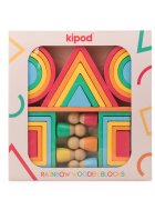 Kipod Jucarie de construit montessori Curcubeu