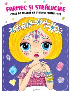 Kreativ Farmec si stralucire Carte de colorat cu strasuri pentru fata