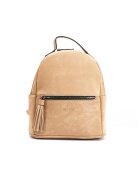 Lamonza Rucsac dama Azalya Beige 27 x 13 x 28 cm