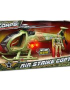 Lanard Toys Elicopter militar de lupta cu figurina The Corps Universe