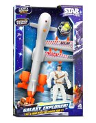 Lanard Toys Set de joaca cu avion de lupta si figurina Star Troopers Solar Drone