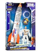 Lanard Toys Set de joaca cu racheta si figurina Star Troopers Magnus 04 ST-X