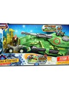 Lanard Toys Set de joaca cu tanc de lupta si 2 figurine The Corps Universe
