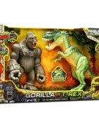 Lanard Toys Set de joaca Primal Clash Gorilla Vs T-Rex