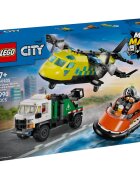 LEGO® City - Avion autospeciala de service si aeroglisor in versiuni adaptate (60505)