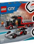 LEGO® City - Camion de prezentare F1 cu masina de curse Audi F1 (60493)