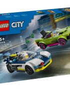 LEGO® City - Urmarire cu masina de politie si masina puternica (60415)