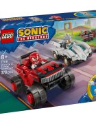 LEGO® Sonic The Hedgehog - Masina lui Silver vs Camionul gigant al lui Knuckles (77118)