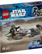 LEGO® Star Wars - Motocicleta rapida a lui Mandalorian si Grogu (75436)